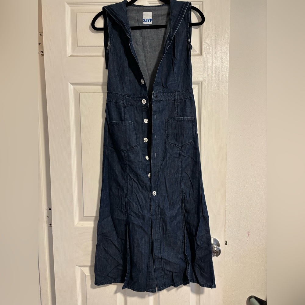 SJYP cotton denim dress